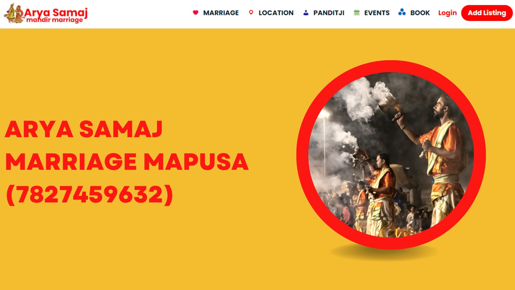 Arya Samaj Marriage Mapusa