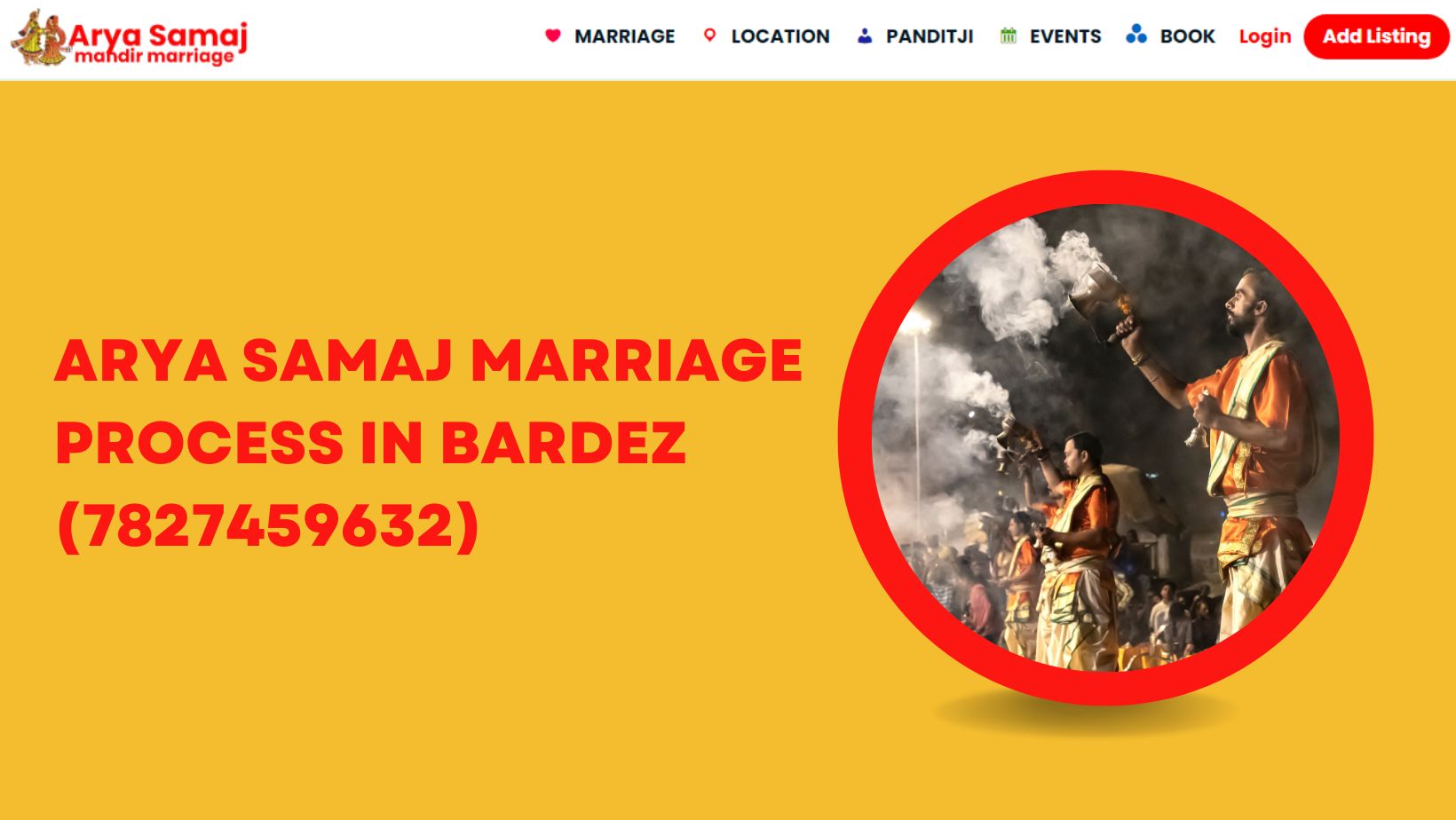 Arya Samaj Marriage Bardez - Mandir Book Info