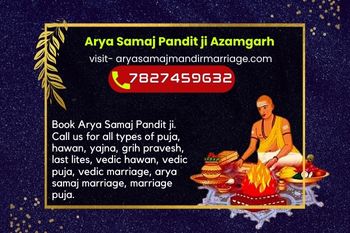 Panditji Booking Details For Arya Samaj Marriage in Azamgarh