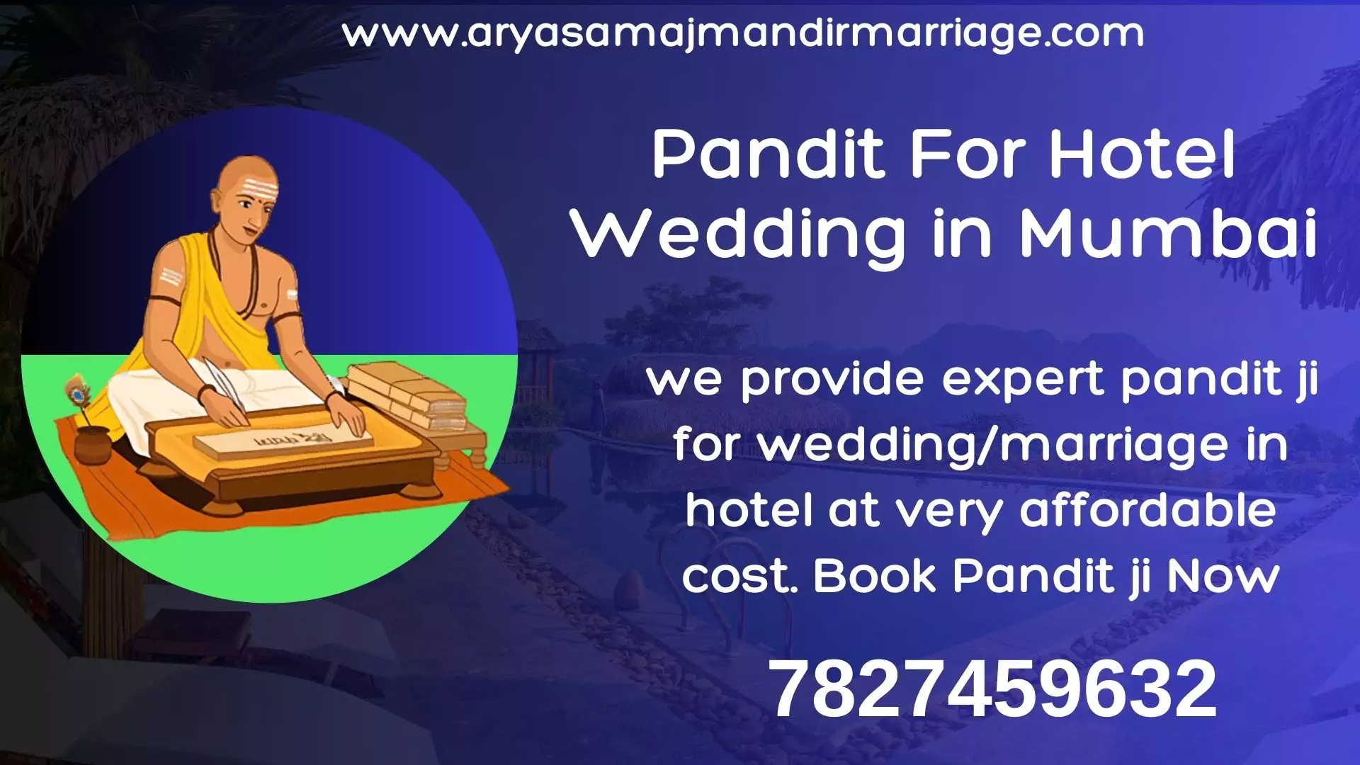 pandit for hotel wedding in mumbai