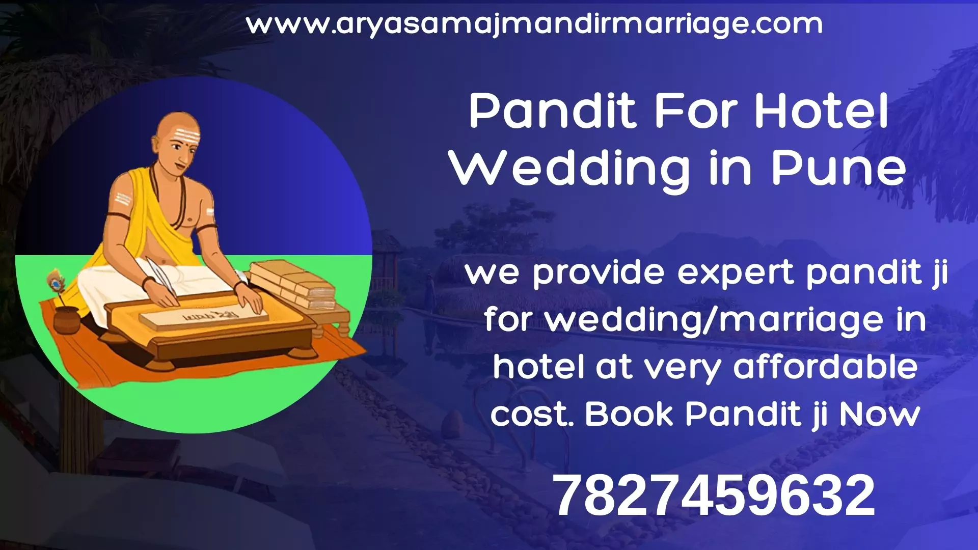 pandit for hotel wedding in pune